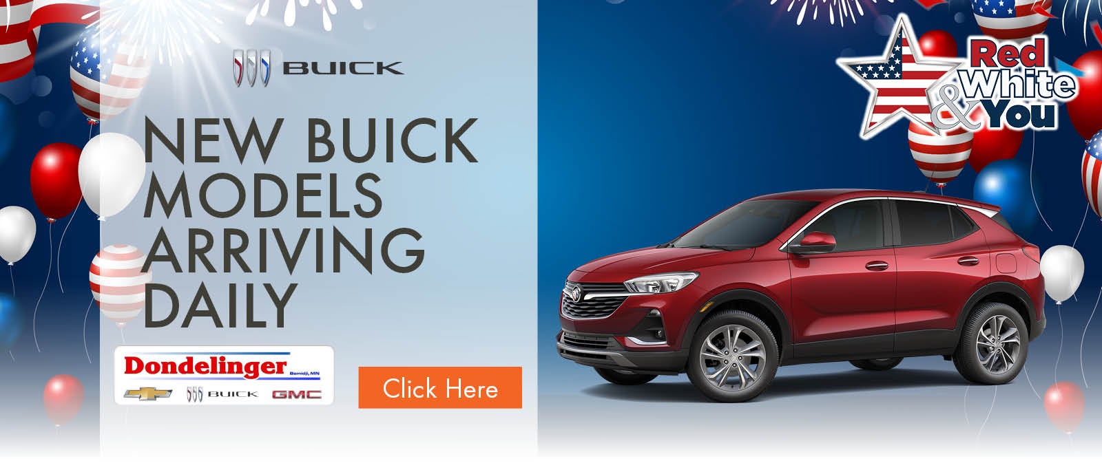 NEW BUICK MODELS ARRIVING DAILY