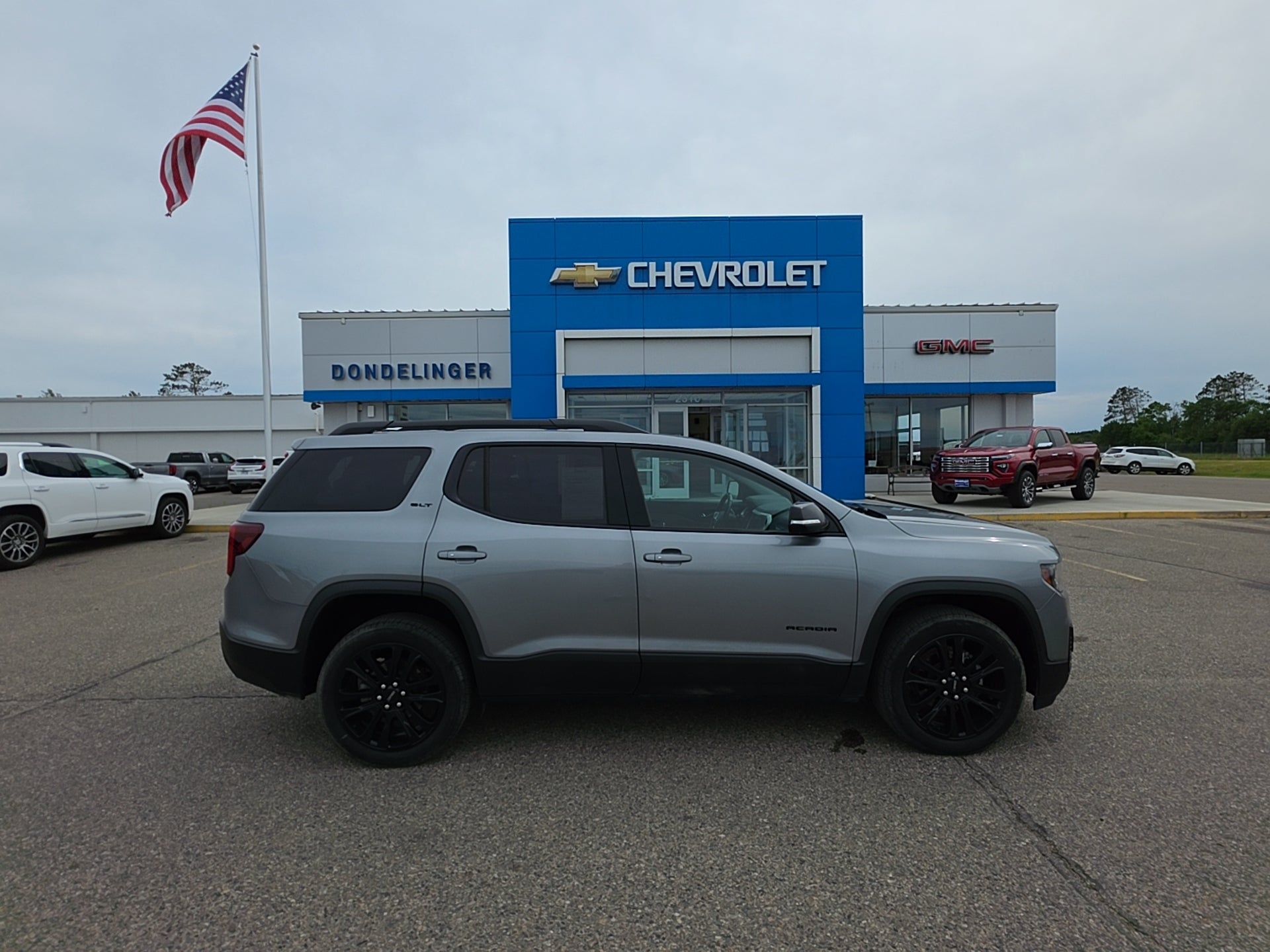 Used 2023 GMC Acadia SLT with VIN 1GKKNUL48PZ190642 for sale in Bemidji, Minnesota