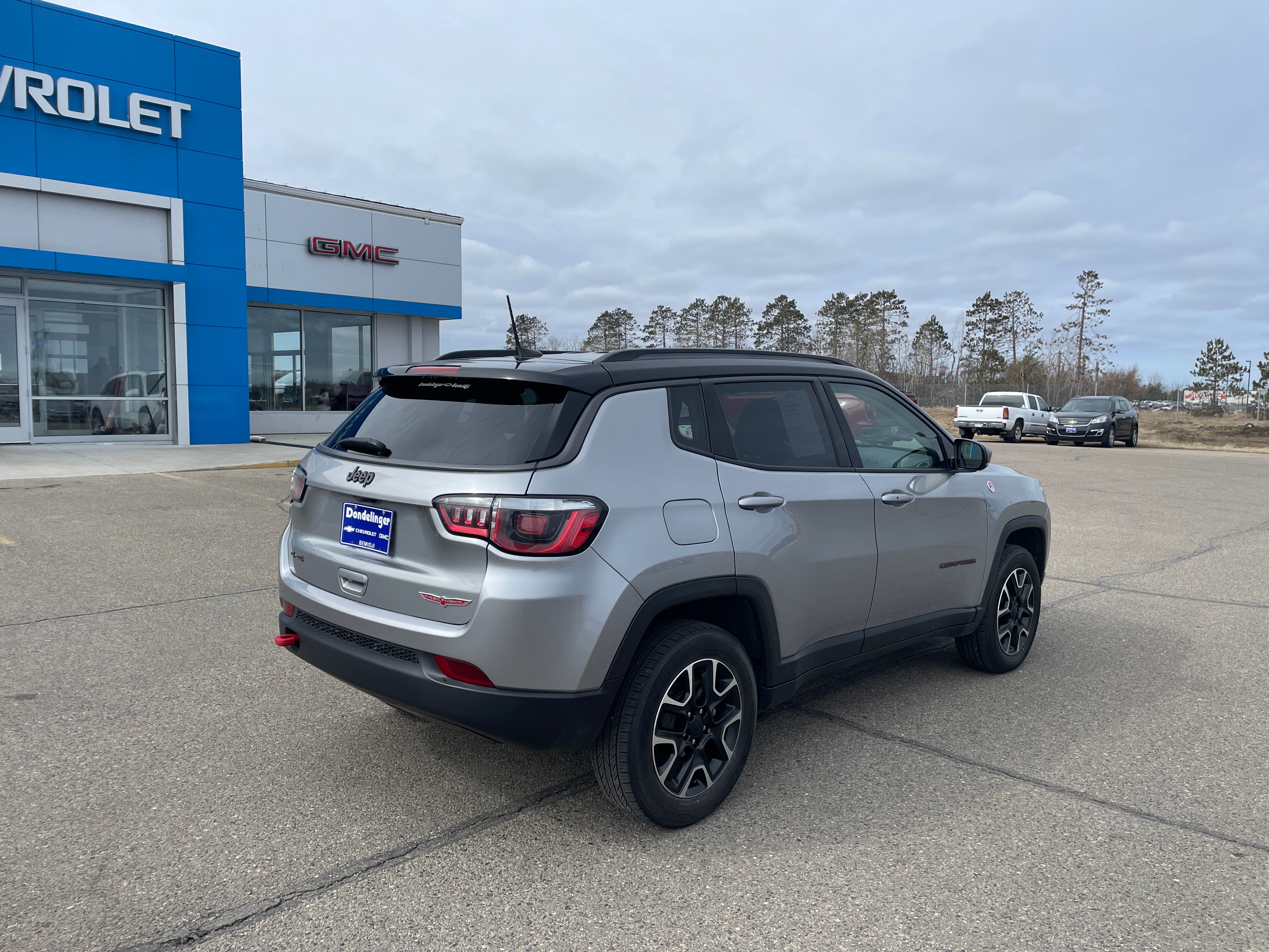 Used 2020 Jeep Compass Trailhawk with VIN 3C4NJDDB5LT177706 for sale in Bemidji, Minnesota
